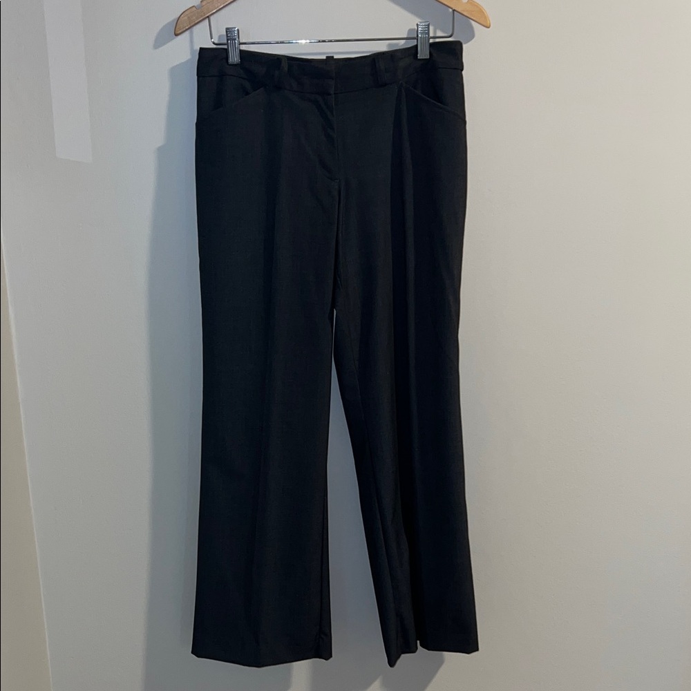 Elegant Charcoal Grey Women's Trousers